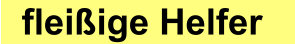 fleißige Helfer